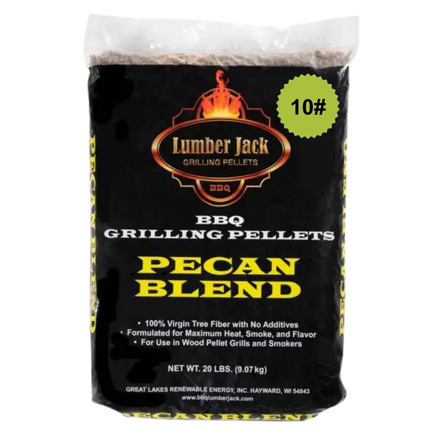 Pecan Blend Lumber Jack BBQ Pellets, Weight: 10 Pound