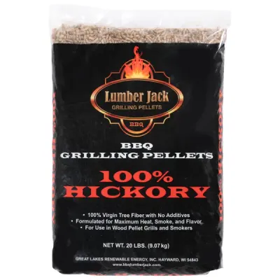 100% Hickory Lumber Jack BBQ Pellets