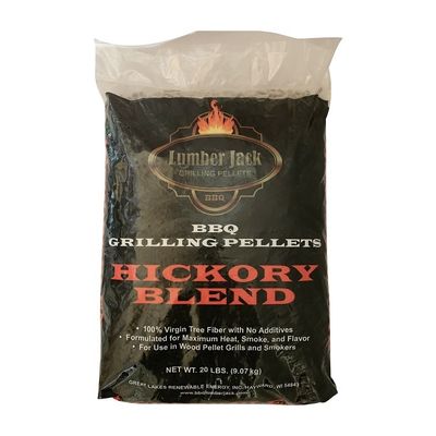 Hickory Blend Lumber Jack BBQ Pellets (40% Hickory/60% Red Oak)