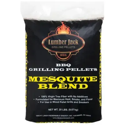 Mesquite Blend Lumber Jack BBQ Pellets (40% Mesquite/60% Red Oak)