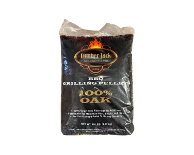 100% Oak Lumber Jack BBQ Pellets