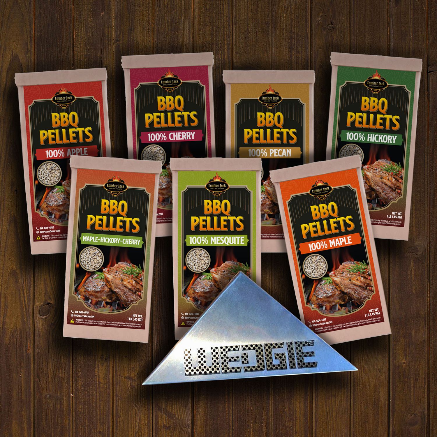 1 Smokin Wedgie with Lumber Jack 1 Pound 7 Variety Pack - Free Shipping