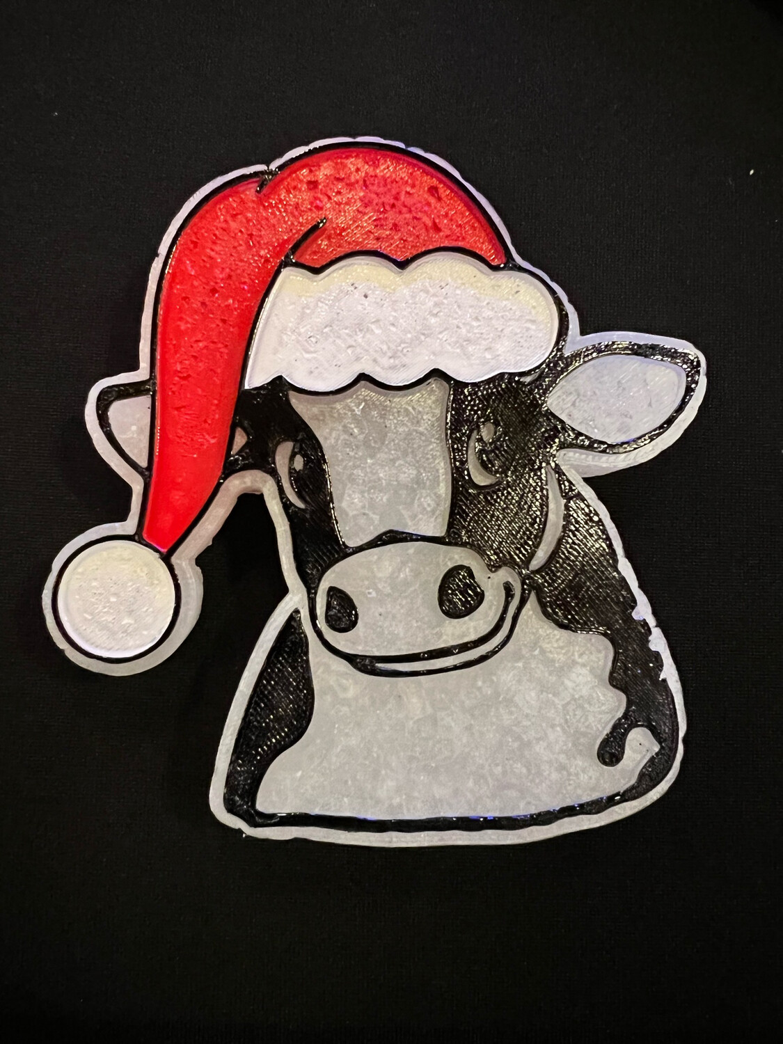 Christmas cow silicone mold
