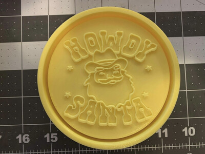 HOWDY SANTA SILICONE MOLD