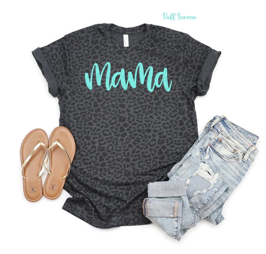 Mama Puff print tee