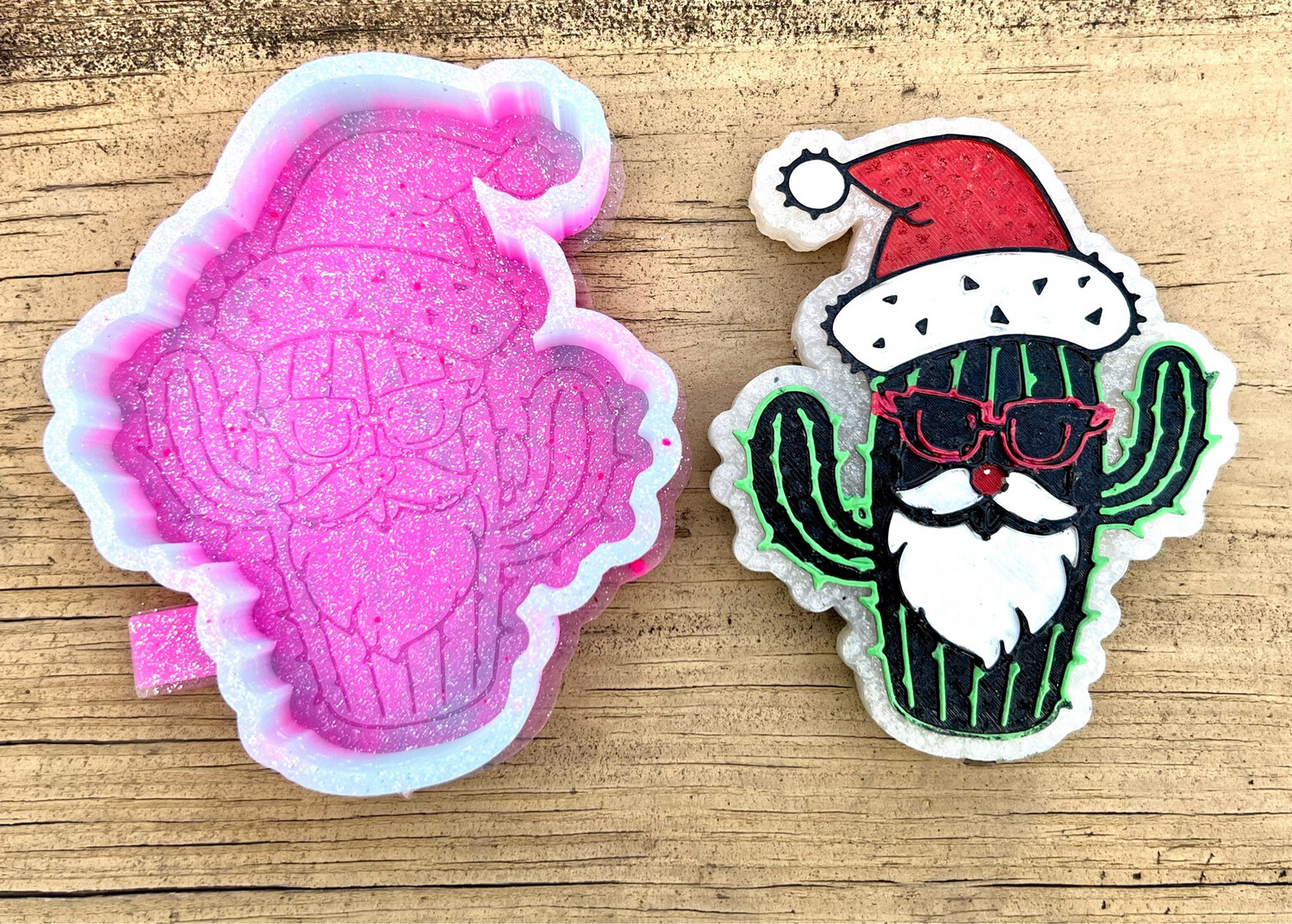 Santa Cactus mold