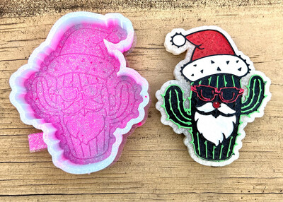Santa Cactus mold