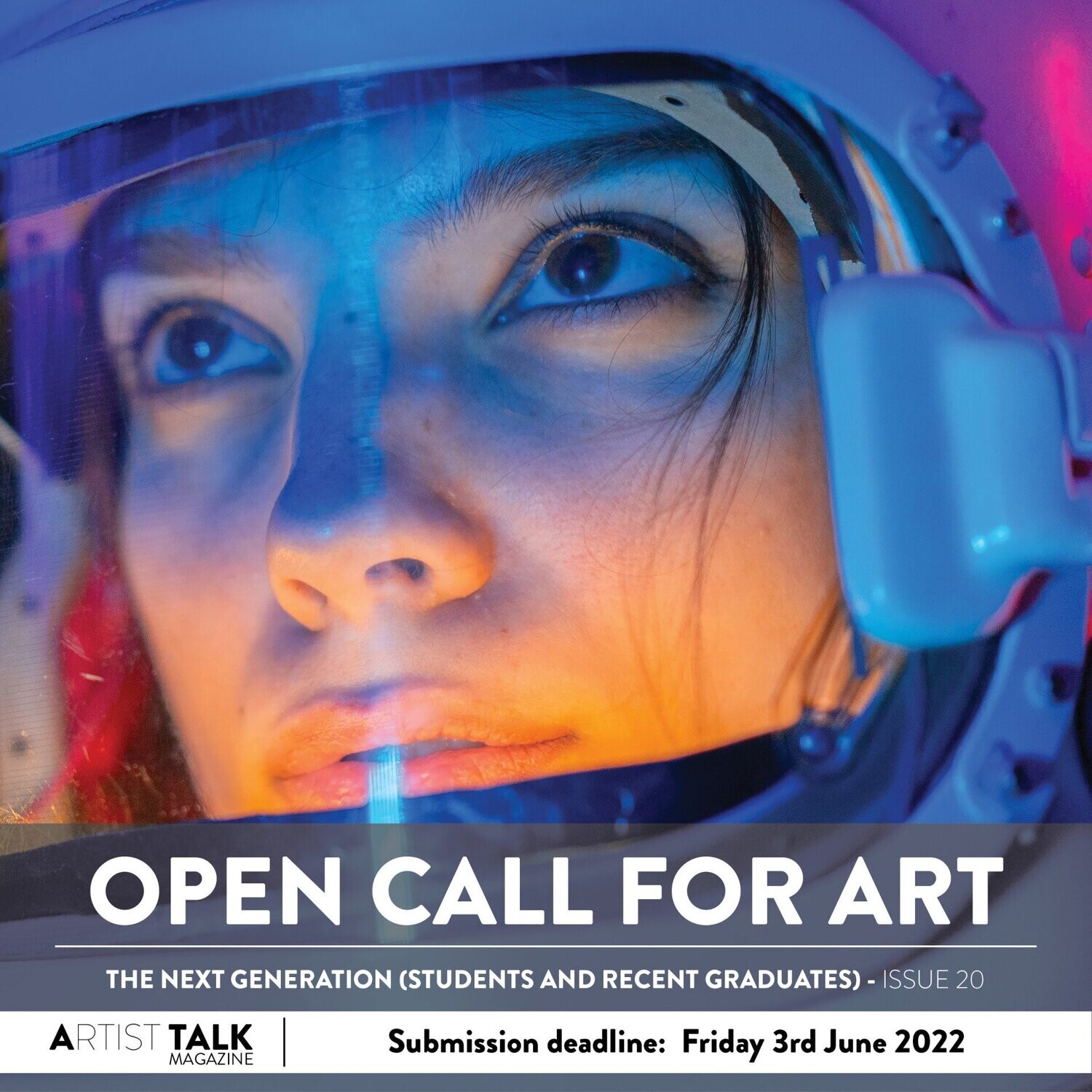 Submission fee for Open Call for Artists Issue 20, The Next Generation