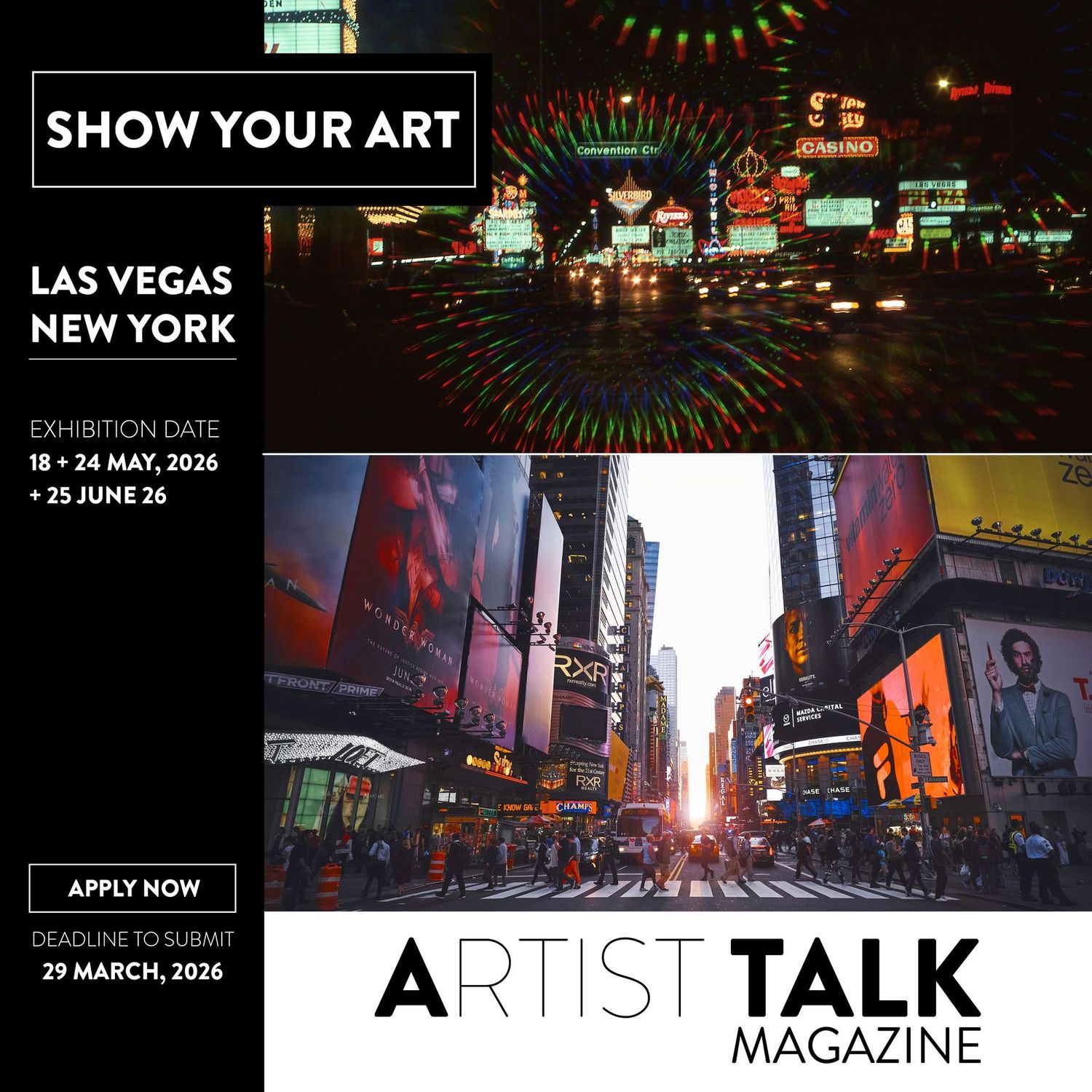 Las Vegas and New York exhibition x1 slot