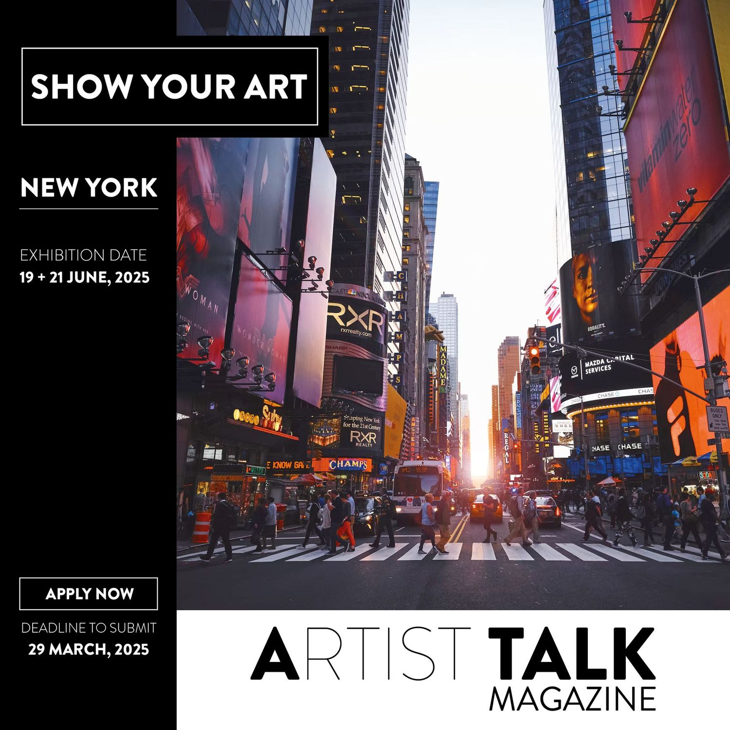 New York / Times Square 2025 - Main digital exhibition x1 slot