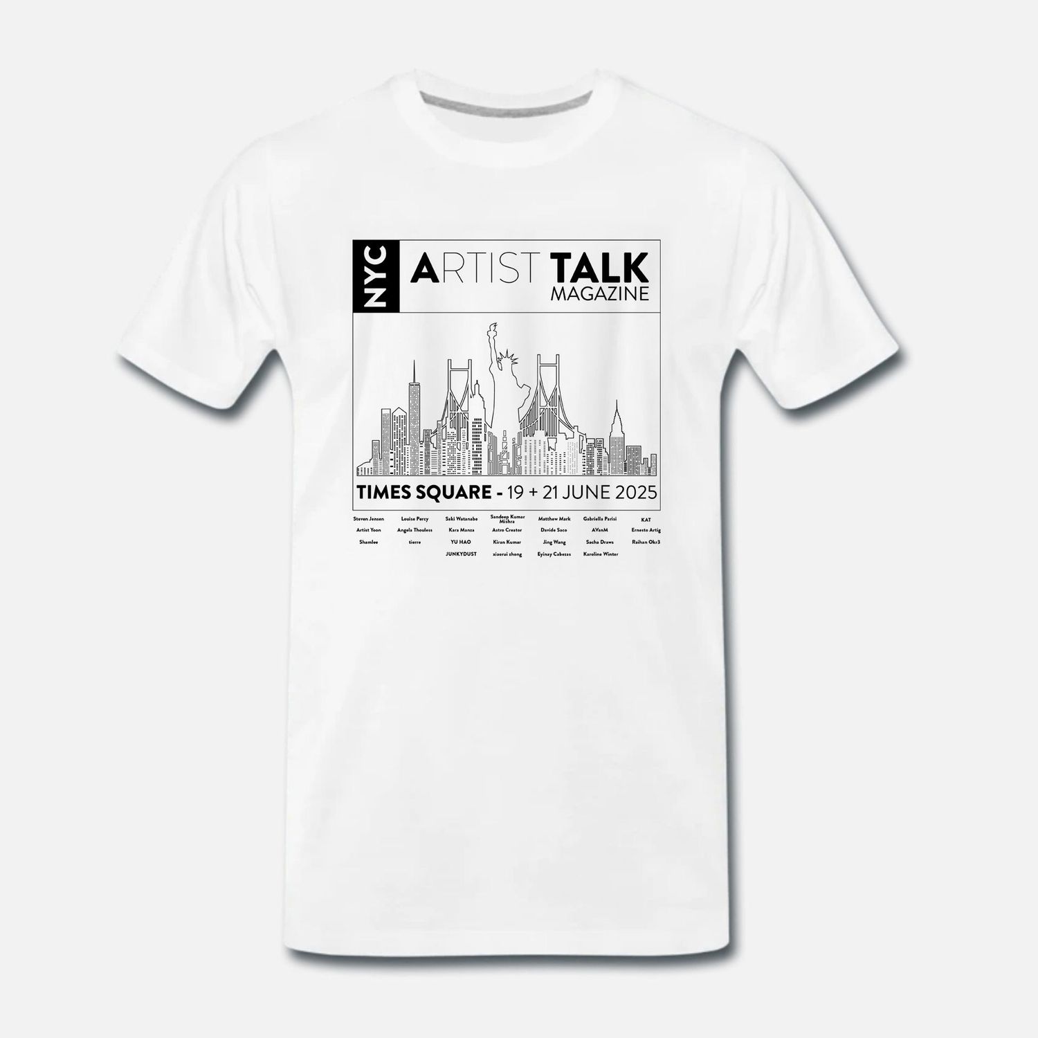 Times Square - Men's T-Shirt - Names included