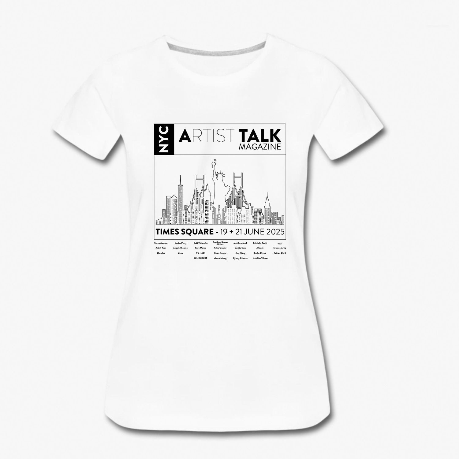 Times Square Women's T-Shirt - Names included
