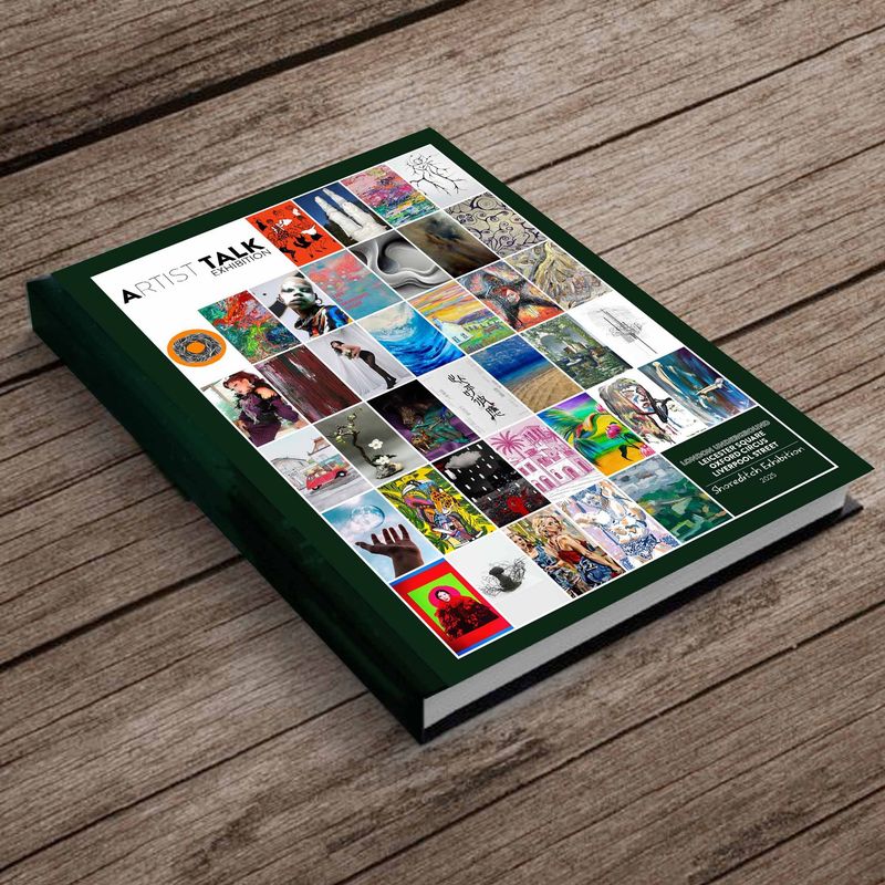 Hardcover book - Artist Talk Digital Exhibition - London - 2025