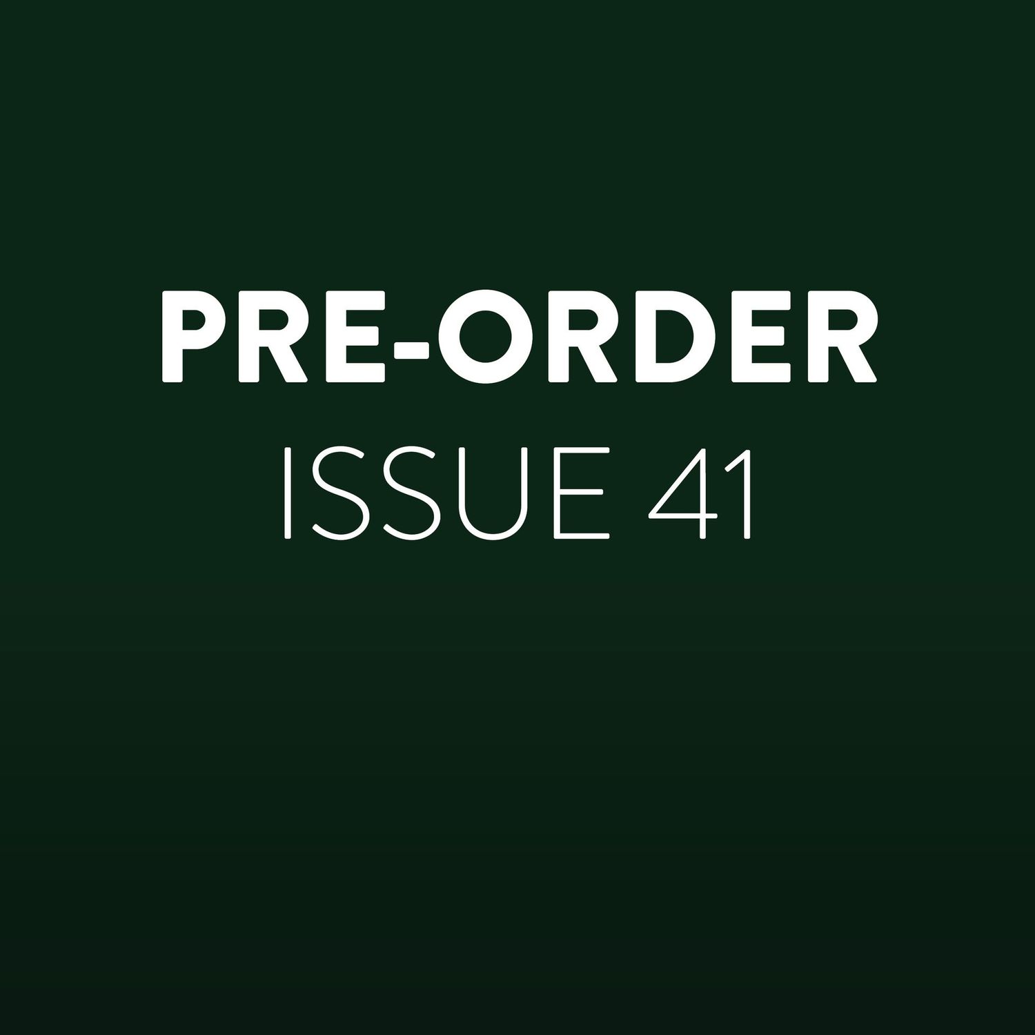 Pre-Order Issue 41 - Artist Talk Magazine - Thursday 29th January 2026