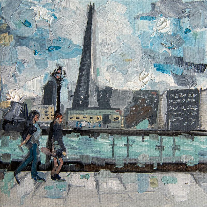 The stunning view of The Shard