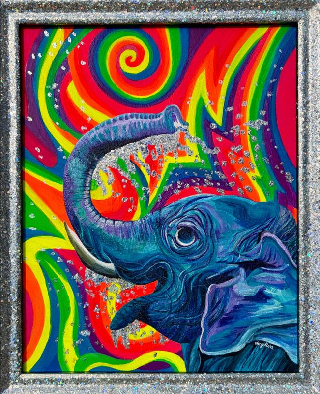 NYC 26 - Angelina Salgado - The Bathing Asian Elephant, Endangered