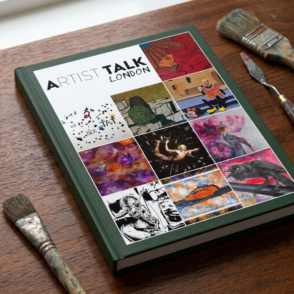 Hardcover book - Artist Talk Exhibition - London - 2026