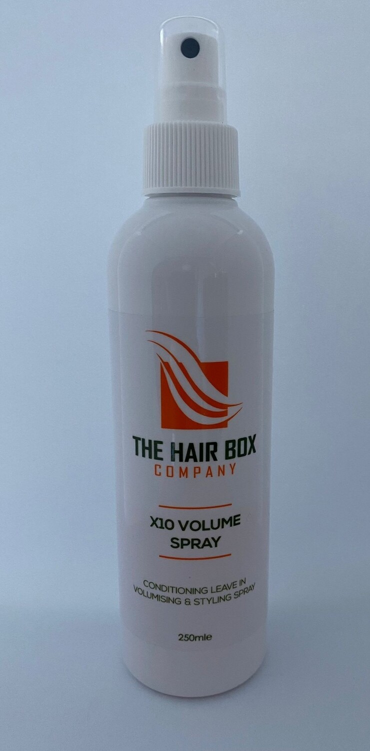 The Hair Box Company X10 Maximum Volumising Spray VEGAN - 250mls