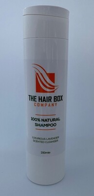 The Hair Box Company Natural 100% Shampoo VEGAN - 250mls