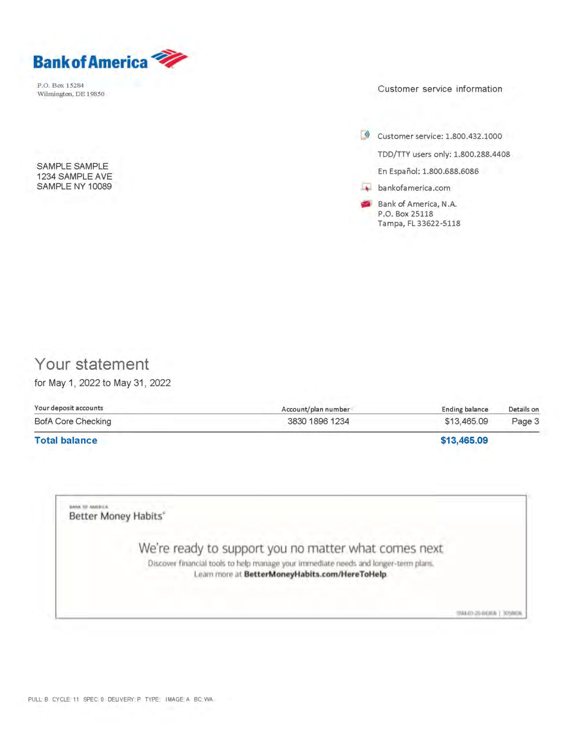 We Create – 1 Month Bank Statement | Custom-Made &amp; Completed for You