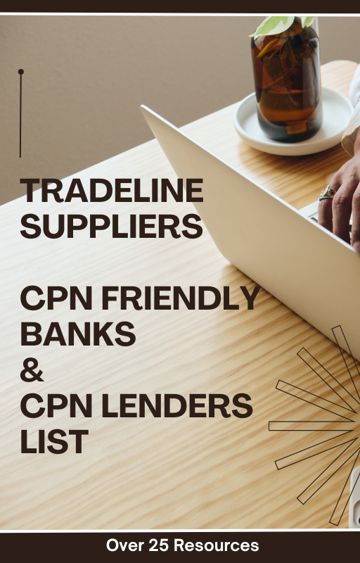 Tradeline Suppliers, CPN Friendly Banks & Lenders | 25+ Resources
