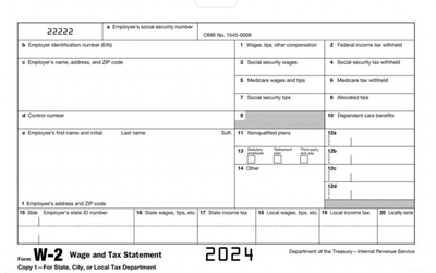W2 - 2024 Year - Full Package (Forms + Instructions | Fully Editable PDFs)