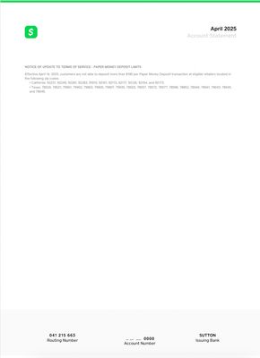 We Create – 1-Month Bank Statement | Custom-Made &amp; Completed for You
