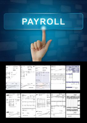 All or Nothing Bundle | Paystub Payroll Template Bundle – 34 Editable Designs