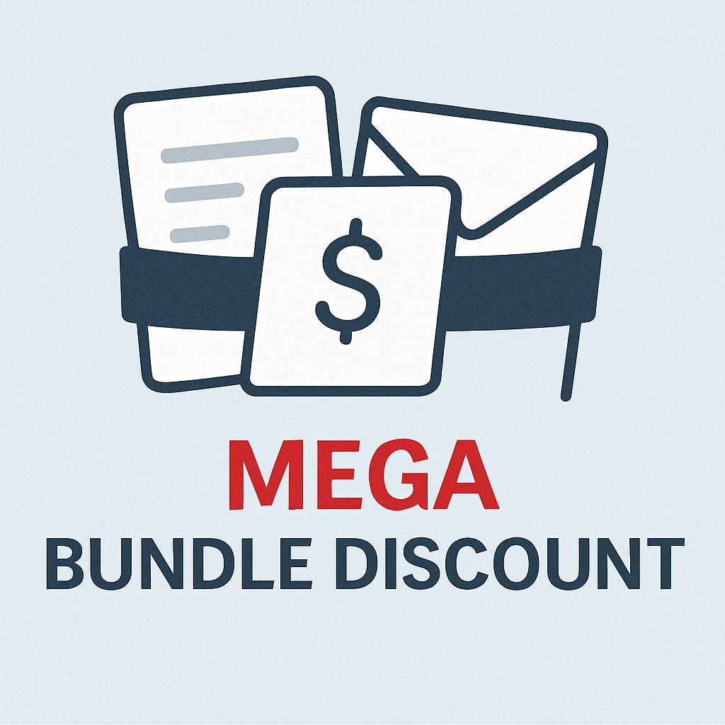 MEGA Bundle Discount Template Bundle – 100 Editable Designs