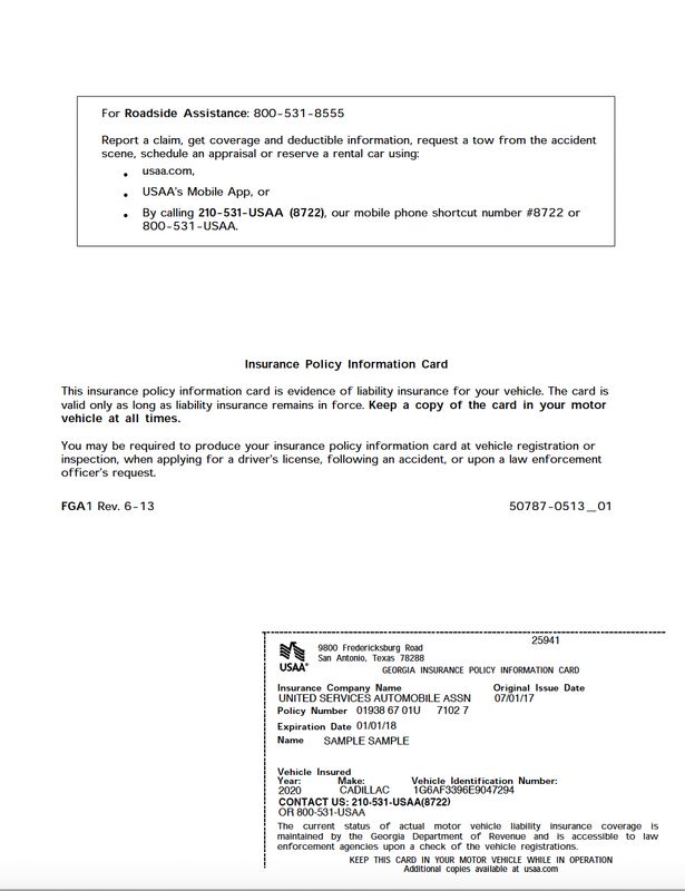 Simply Insurance Card Example Vehicle Insurance Card Format | Documentplug.com