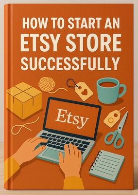 How to Start an Etsy Store Successfully – Step-by-Step Guide | eBook (+50 pages)