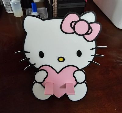 Hello kitty phone holder