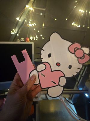 Hello kitty phone holder