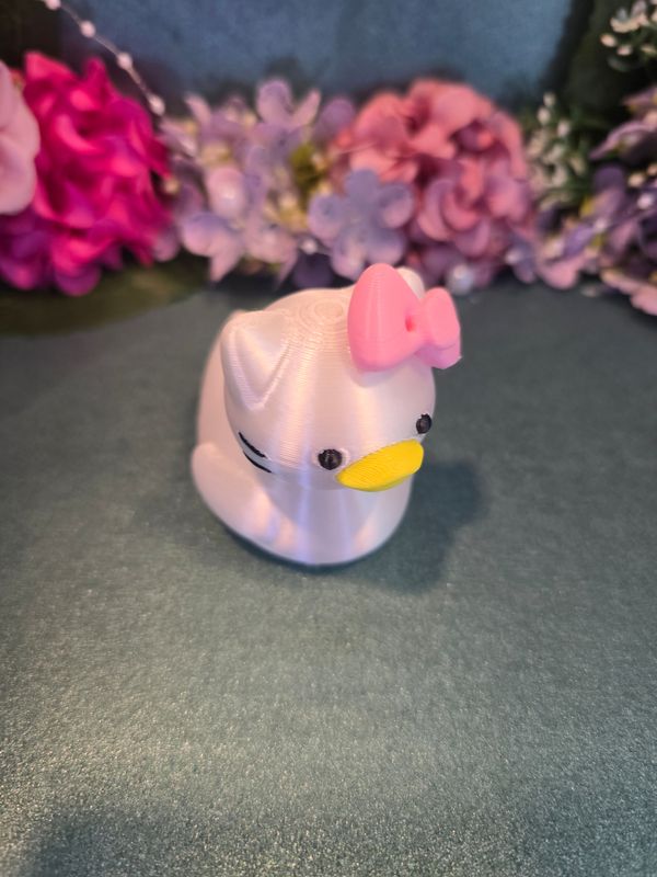 Hello kitty duck
