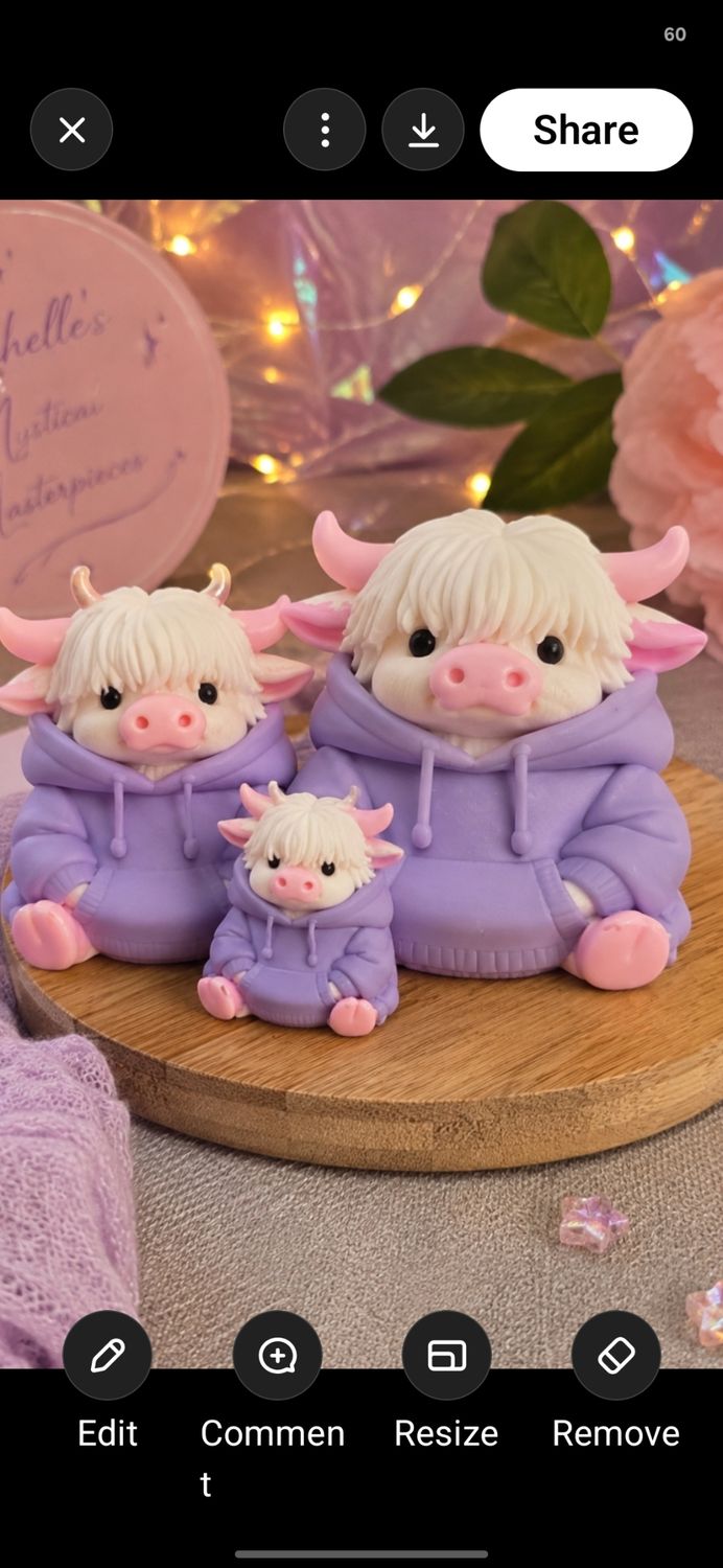 Hooded Cow Small