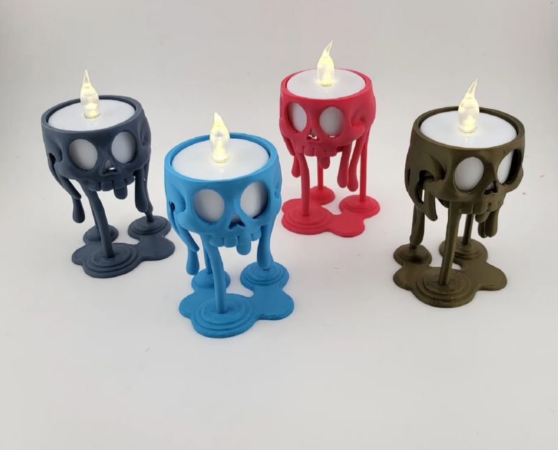 Tealight holder with led