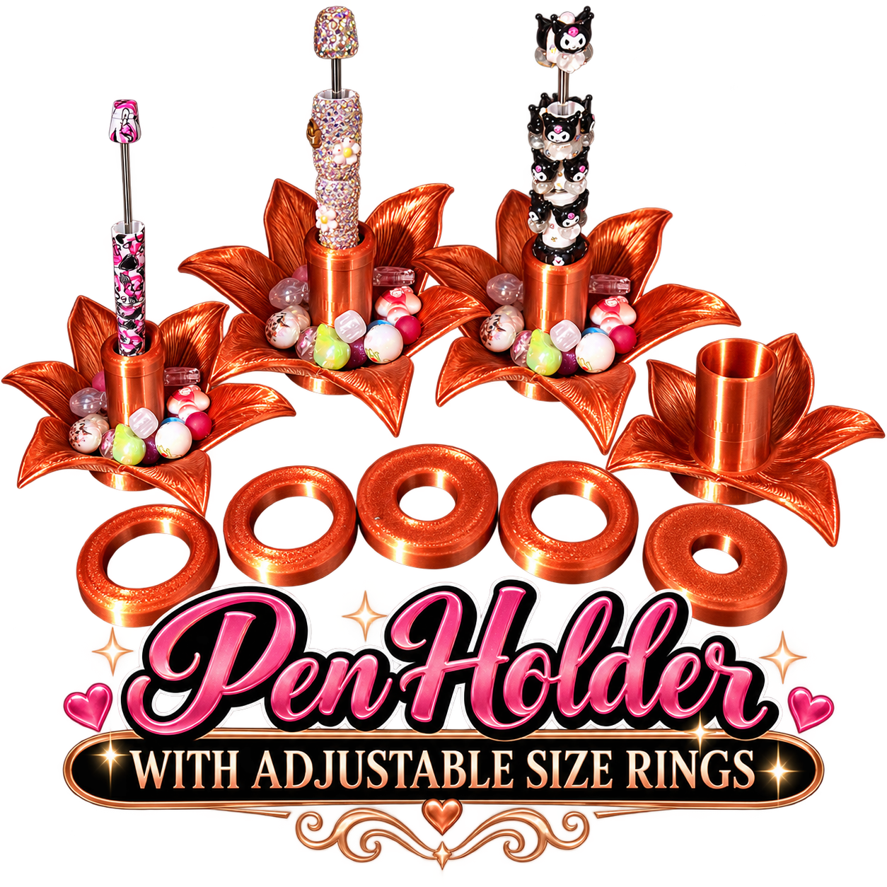 Lily pen holder