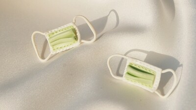 Mini Mask Studs GREEN