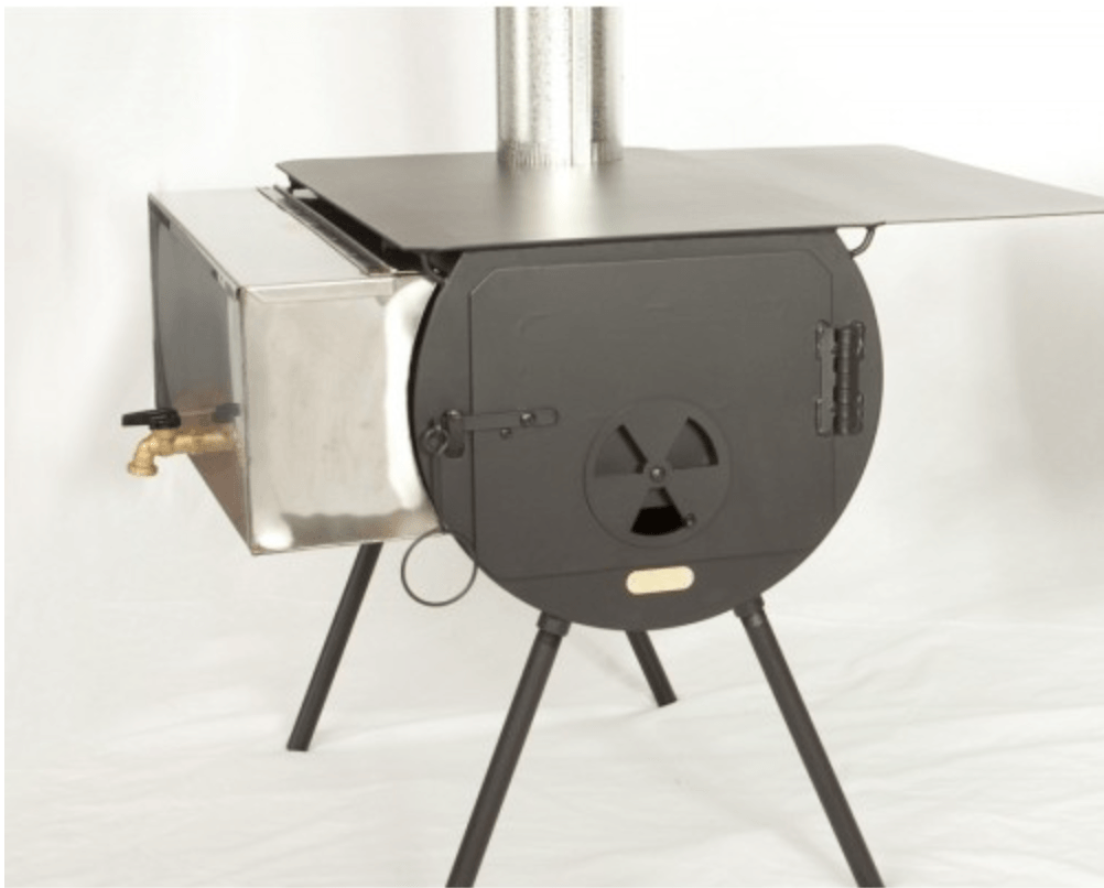 Outfitter tent cheap stove