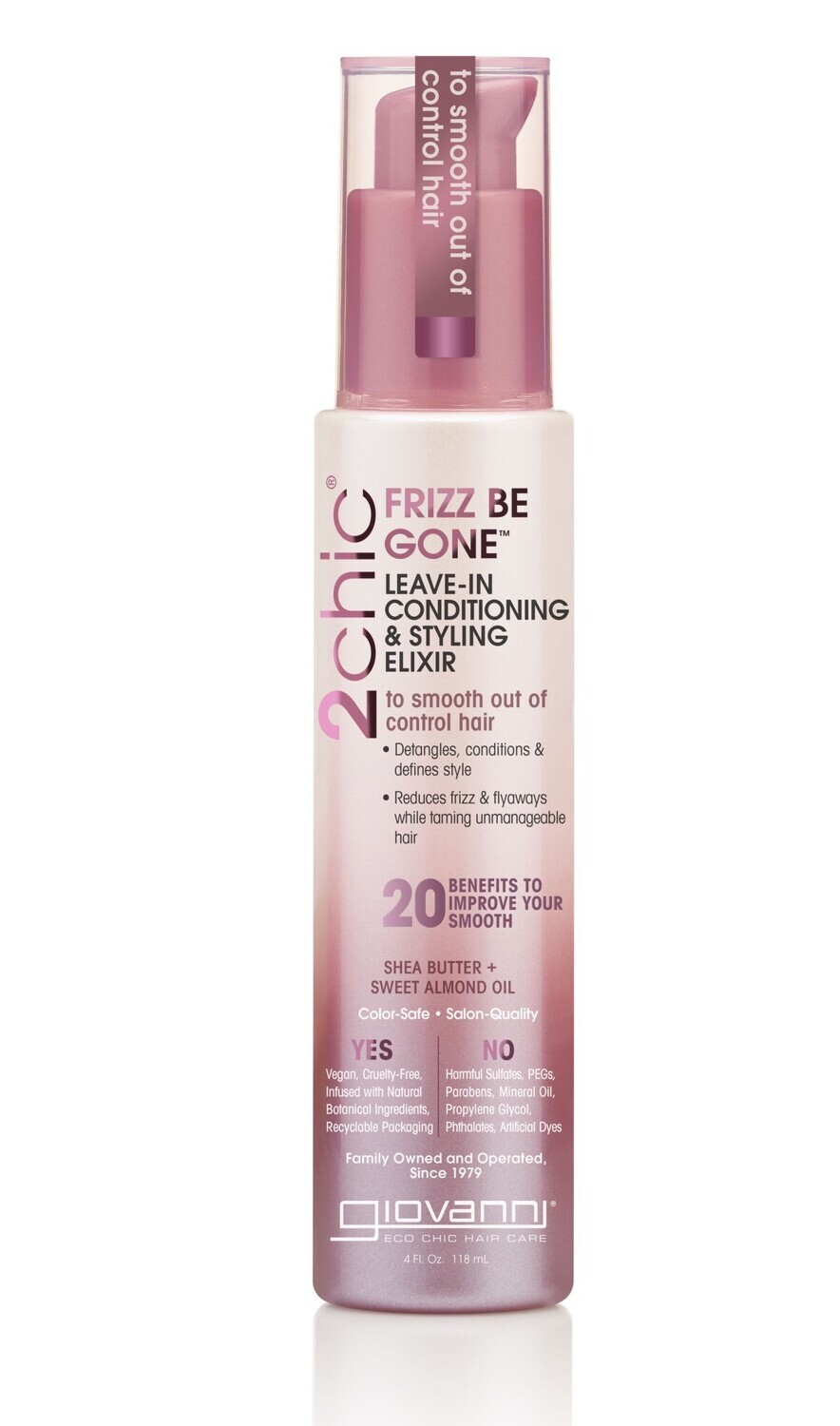 2chic FRIZZ BE GONE Leave-in Conditioning &amp; Styling Elixir