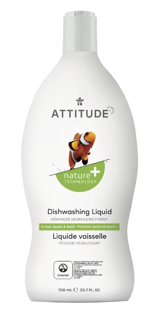 Nature+ Dishwashing Liquid Green Apple &amp; Basil