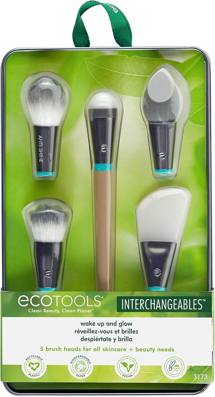 Wake Up &amp; Glow Interchangeable Brushes + Case