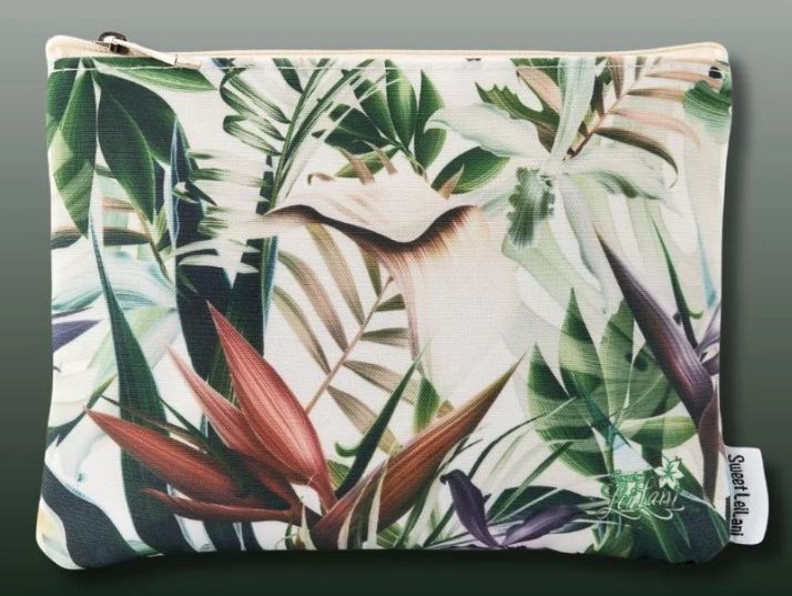 Sweet Leilani Tropical Makeup Bag