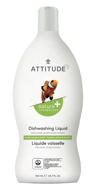 Nature+ Dishwashing Liquid Green Apple & Basil Nature+ Dishwashing Liquid Green Apple & Basil