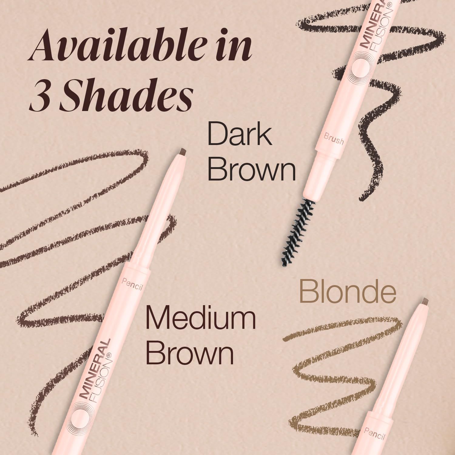 Retractable Brow Pencil (Medium Brown Soft Taupy)