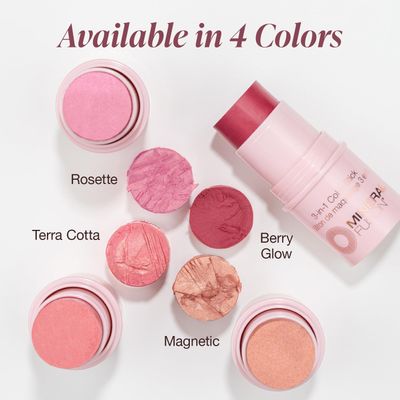 3-in-1 Colour Sticks: LIPS CHEEKS EYES