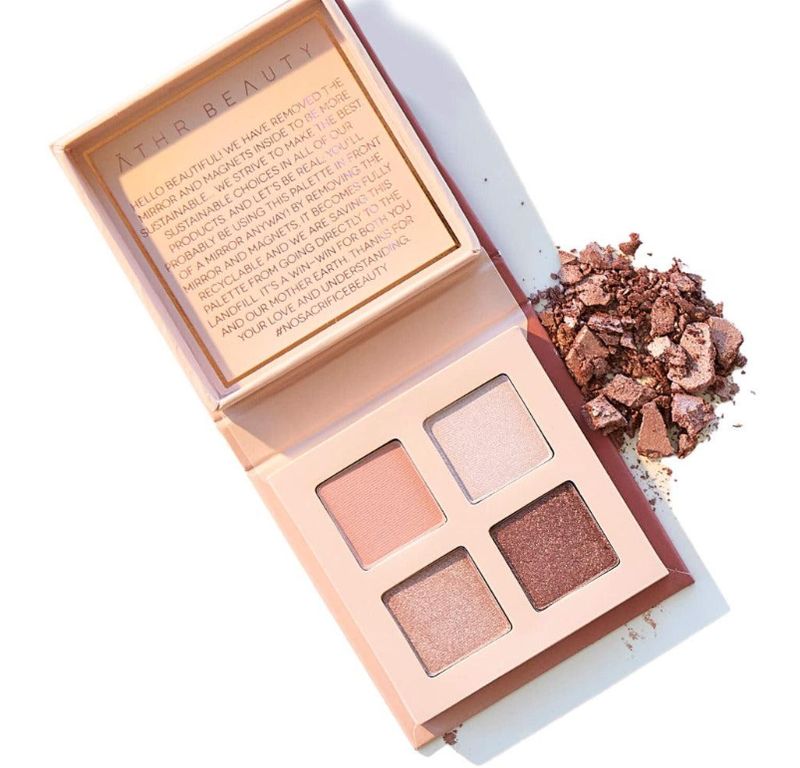 Rose Quartz Eyeshadow Crystal Quad