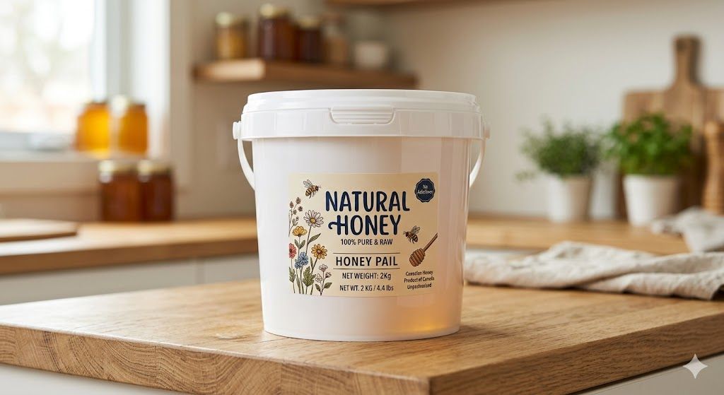 Fundraiser: Basswood Natural Honey Pail 2kg