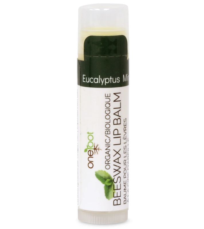 Organic Eucalyptus Mint Beeswax Lip Balm