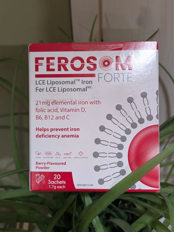 Ferosom Forte LCE Liposomal Iron